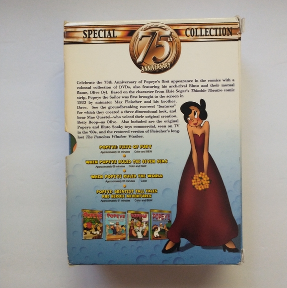 Popeye, Special 75th Anniversary Collection DVD Box Set - Picture 3 of 11